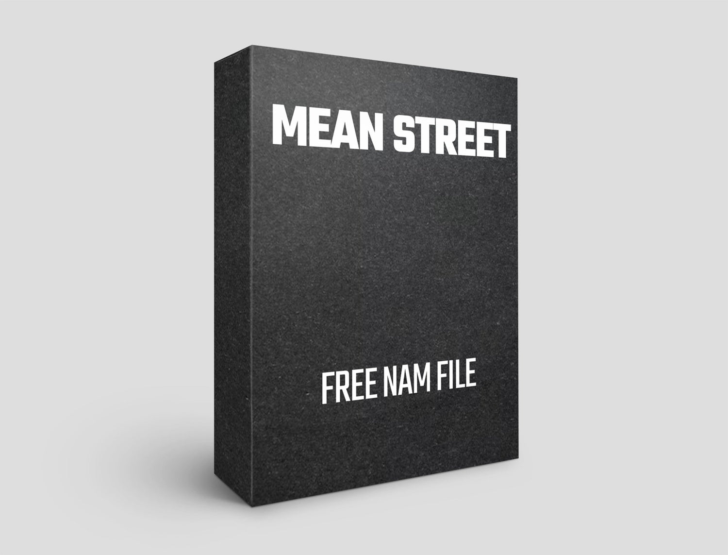 Mean Street Free NAM file for Valeton GP-5 preset download, showcasing a sleek black design.